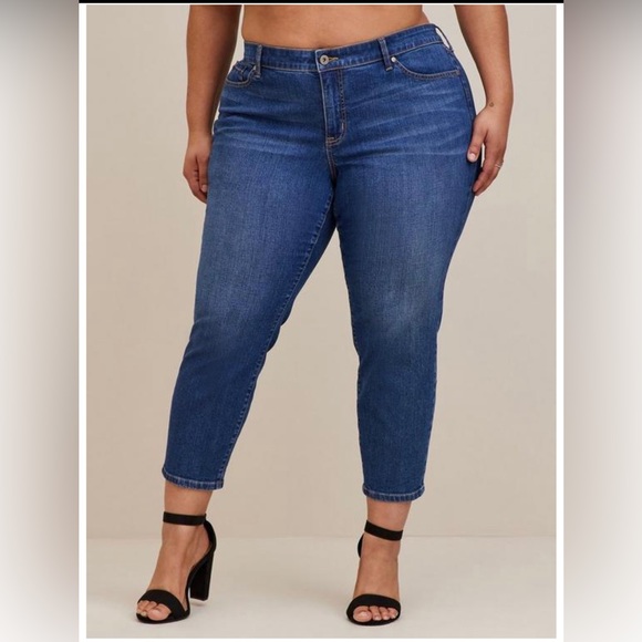 🎉🎉Host Pick🎉🎉 Torrid Perfect Skinny Ankle Vintage Stretch Mid-Rise Jean Reg - Picture 2 of 4